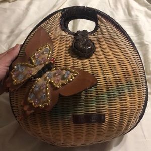 Hand woven original purse from Jamaica.